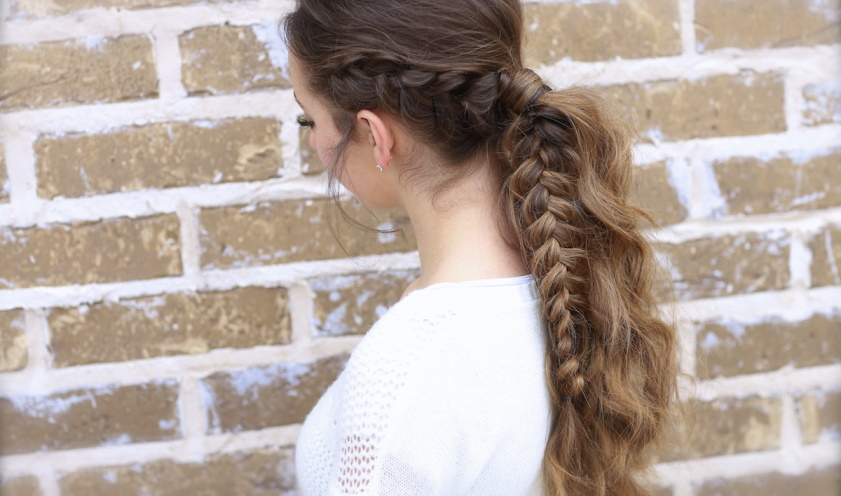 braided ponytail how-to