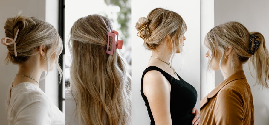 How to Put Your Hair Up with a Jaw Clip ≥ Wilshire + Cooper